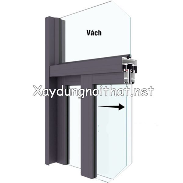 Cửa Lùa Nhôm Kính – Giải Pháp Tiết Kiệm Không Gian Hiệu Quả cau tao cua nhom kinh 4