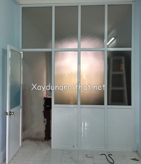 Vách ngăn nhôm kính giá rẻ