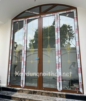 Mẫu cửa kính khung nhôm đẹp