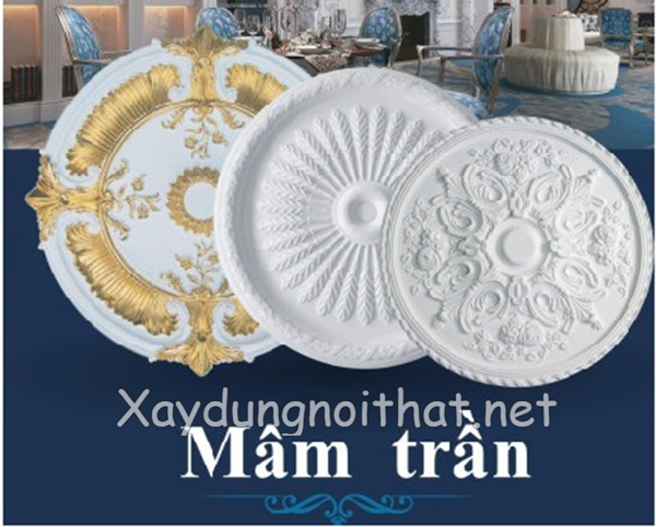 Báo Giá Trần Thạch Cao Tân Cổ Điển – Top 50 Mẫu Trần Đẹp, Sang trọng. phao chi thach cao 1