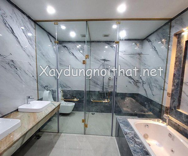 Vách Kính Nhà Tắm Đẹp, Mẫu Mã Hiện Đại, Báo Giá Rẻ Nhất 2025 Mẫu phòng tắm kính cường lực đẹp