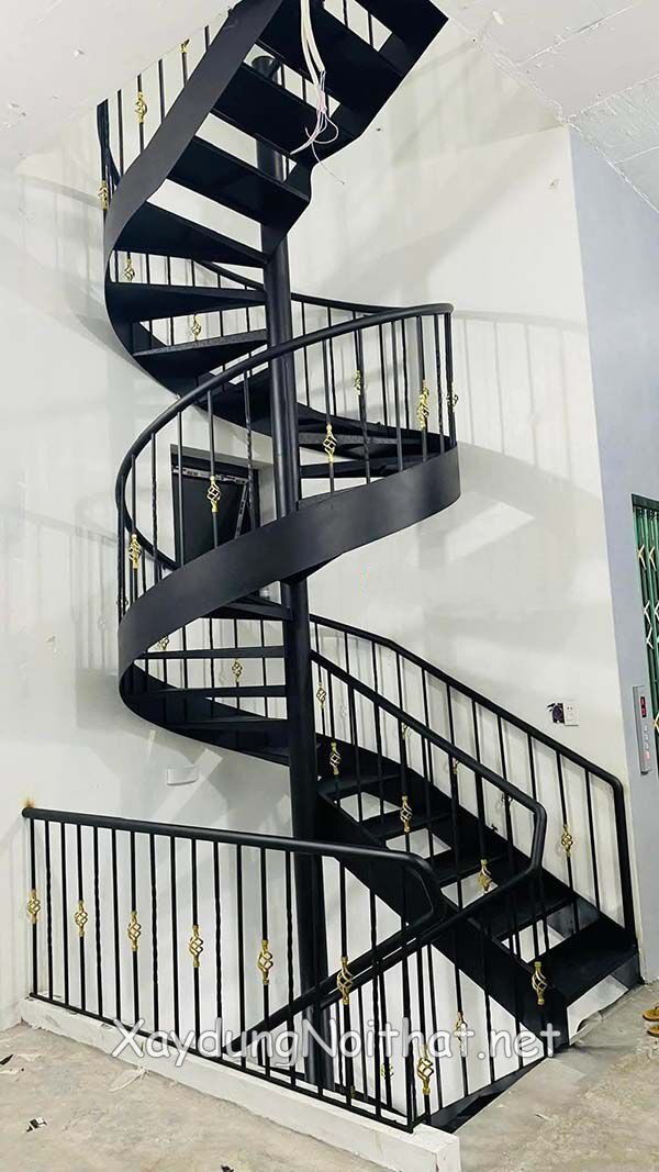 Khám Phá 50 Mẫu Cầu Thang Sắt Đẹp, Hiện Đại - Báo Giá Cực Hấp Dẫn cau thang sat dep 2