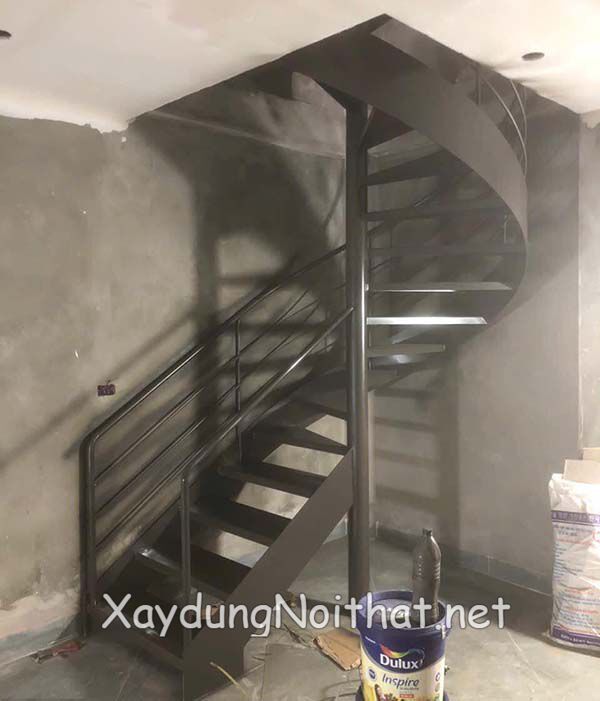Khám Phá 50 Mẫu Cầu Thang Sắt Đẹp, Hiện Đại - Báo Giá Cực Hấp Dẫn cau thang sat dep 9