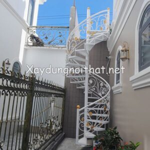 Mẫu cầu thang sắt mỹ thuật, sắt nghệ thuật đẹp