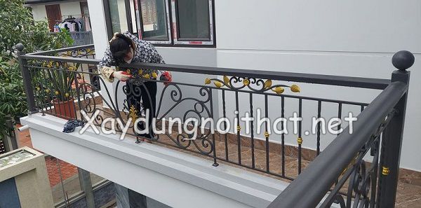 Mẫu lan can săt ban công đẹp