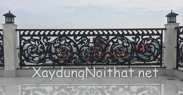 Mẫu lan can sắt nghệ thuật đẹp