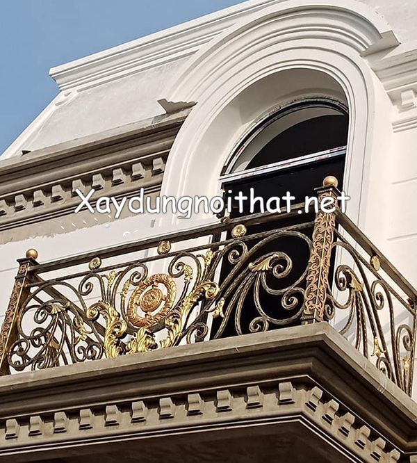 Mẫu lan can ban công sắt mỹ thuật đẹp
