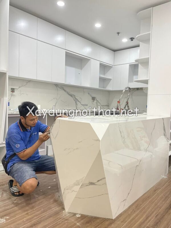 Mẫu đá bếp Vicostone đẹp