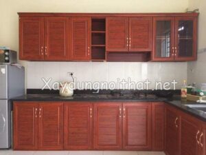 Mẫu tủ bếp nhôm giá rẻ đẹp