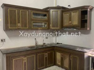 Mẫu tủ bếp nhôm nội thất đẹp