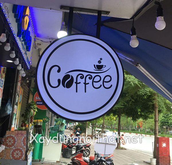Báo Giá Và 50 Mẫu Bảng Hiệu Quảng Cáo Cafe Đẹp Không Thể Tin Nổi bang hieu cafe 11