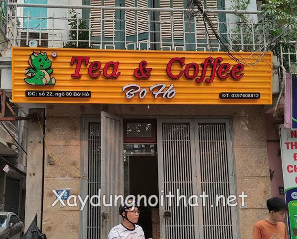 Báo Giá Và 50 Mẫu Bảng Hiệu Quảng Cáo Cafe Đẹp Không Thể Tin Nổi bang hieu cafe 12
