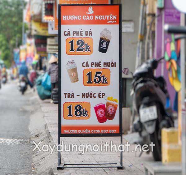 Báo Giá Và 50 Mẫu Bảng Hiệu Quảng Cáo Cafe Đẹp Không Thể Tin Nổi bang hieu cafe 20
