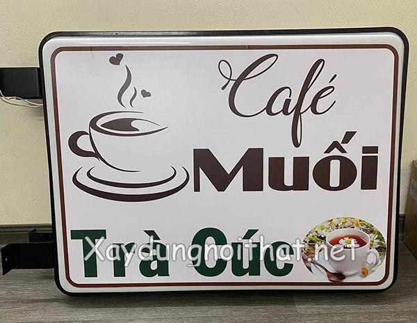 Báo Giá Và 50 Mẫu Bảng Hiệu Quảng Cáo Cafe Đẹp Không Thể Tin Nổi bang hieu cafe 41