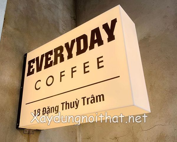 Báo Giá Và 50 Mẫu Bảng Hiệu Quảng Cáo Cafe Đẹp Không Thể Tin Nổi bang hieu cafe 5