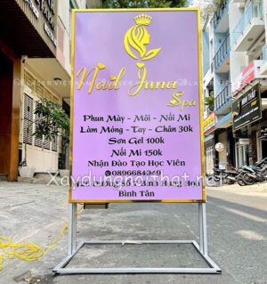 Mẫu bảng hiệu quảng cáo Nail