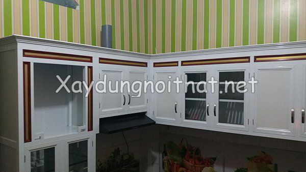 Top 50 Mẫu Tủ Bếp Treo Tường Nhôm Kính Đẹp – Xem Báo Giá Mới Nhất! tu bep treo tuong nhom kinh 11