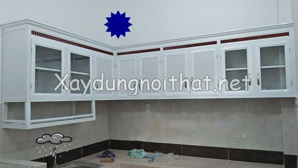 Top 50 Mẫu Tủ Bếp Treo Tường Nhôm Kính Đẹp – Xem Báo Giá Mới Nhất! tu bep treo tuong nhom kinh 13