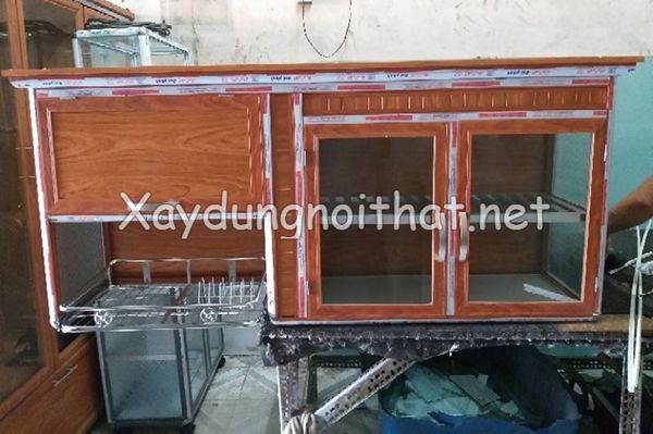Top 50 Mẫu Tủ Bếp Treo Tường Nhôm Kính Đẹp – Xem Báo Giá Mới Nhất! tu bep treo tuong nhom kinh 18