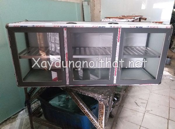 Top 50 Mẫu Tủ Bếp Treo Tường Nhôm Kính Đẹp – Xem Báo Giá Mới Nhất! tu bep treo tuong nhom kinh 22