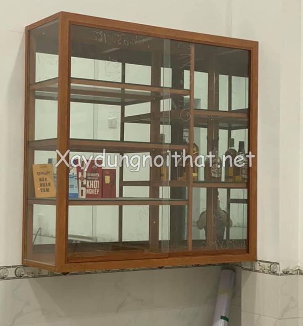 Top 50 Mẫu Tủ Bếp Treo Tường Nhôm Kính Đẹp – Xem Báo Giá Mới Nhất! tu bep treo tuong nhom kinh 23
