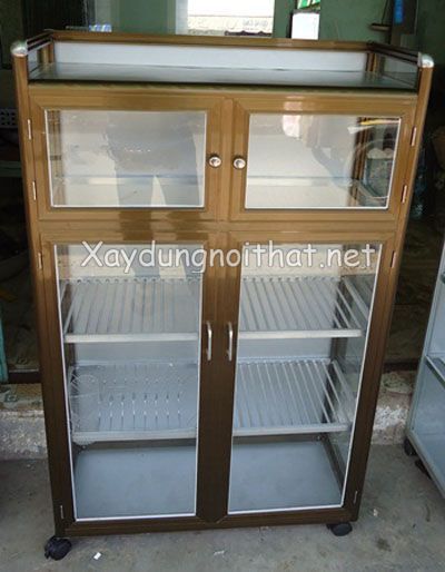Tủ Chạn Bát Nhôm Kính Đẹp, Bền, Giá Rẻ - Mua Ngay Hôm Nay tu chan bat nhom kinh 24