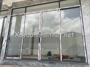 Mẫu cửa lùa nhôm Xingfa đẹp