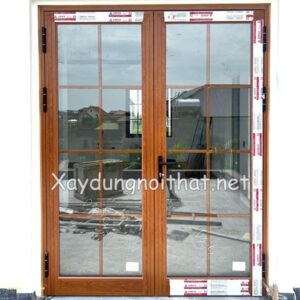 Mẫu cửa nhôm Xingfa 2 cánh đẹp