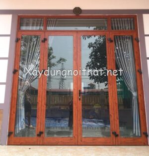 Mẫu cửa nhôm Xingfa 4 cánh đẹp
