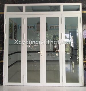 Mẫu cửa nhôm Xingfa 4 cánh đẹp