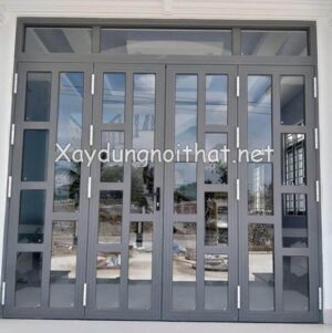 Mẫu cửa nhôm Xingfa 4 cánh đẹp