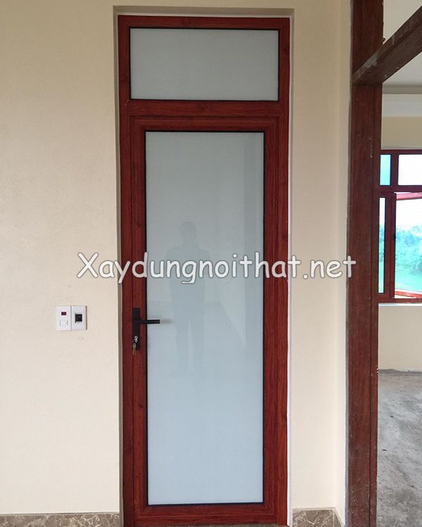 Top Mẫu Cửa Nhôm Kính 1 Cánh Đẹp – Giá Rẻ Bất Ngờ, Xem Ngay! Mẫu cửa nhôm Xingfa màu vân gỗ đẹp