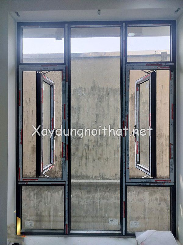 Cửa Nhôm Xingfa Màu Xám Ghi Lựa Chọn Hoàn Hảo Cho Ngôi Nhà Hiện Đại cua so nhom xingfa 26