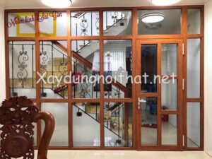 Mẫu vách kính nhôm Xingfa đẹp