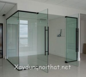 Mẫu cửa kính cường lực đẹp