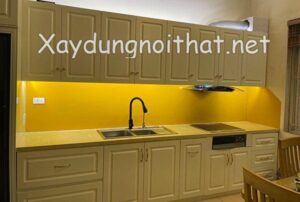 Mẫu kính ốp bếp đẹp