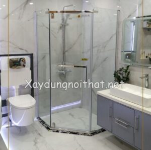 Mẫu vách kính nhà tắm đẹp