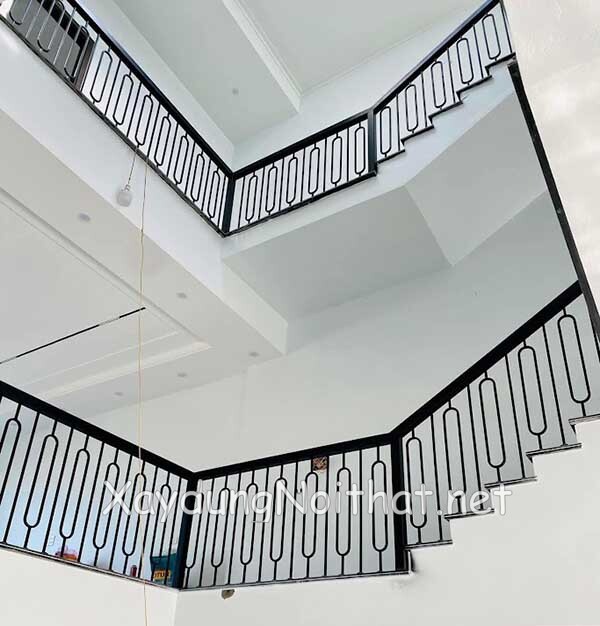 Tổng Hợp 50 Mẫu Lan Can Cầu Thang Sắt Đẹp – Xem Báo Giá Ưu Đãi! Lan can cau thang sat 33