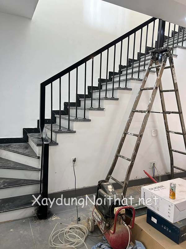 Tổng Hợp 50 Mẫu Lan Can Cầu Thang Sắt Đẹp – Xem Báo Giá Ưu Đãi! Lan can cau thang sat 48