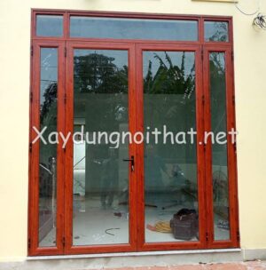 Mẫu cửa nhôm kính 4 cánh đẹp