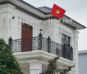 Mẫu lan can sắt hộp đẹp, đơn giản, hiện đại