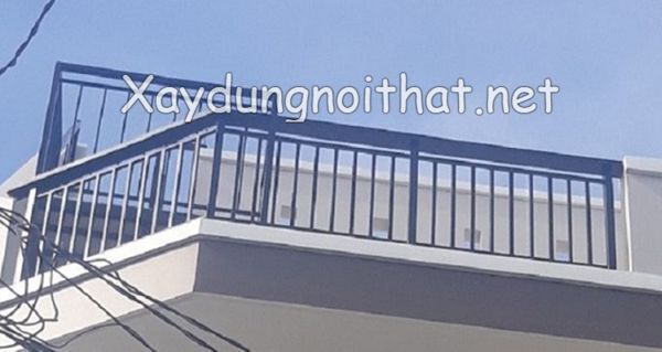 Mãu lan can sắt sân thượng đẹp