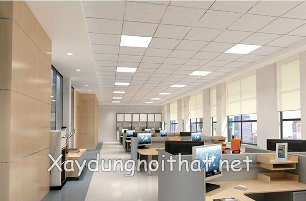 TOP Mẫu Trần Thạch Cao Văn Phòng Đẹp – Xem Ngay Báo Giá Mới Nhất! tran thach cao van phong 1