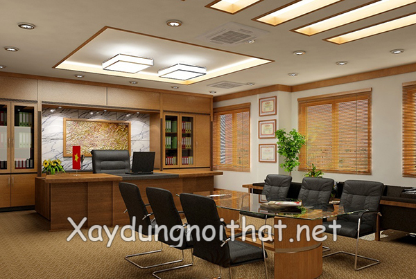 TOP Mẫu Trần Thạch Cao Văn Phòng Đẹp – Xem Ngay Báo Giá Mới Nhất! tran thach cao van phong 15