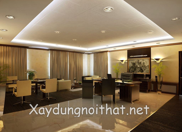 TOP Mẫu Trần Thạch Cao Văn Phòng Đẹp – Xem Ngay Báo Giá Mới Nhất! tran thach cao van phong 17