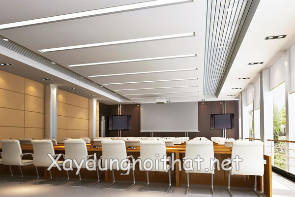 TOP Mẫu Trần Thạch Cao Văn Phòng Đẹp – Xem Ngay Báo Giá Mới Nhất! tran thach cao van phong 19