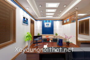 Mẫu trần thạch cao văn phòng đẹp