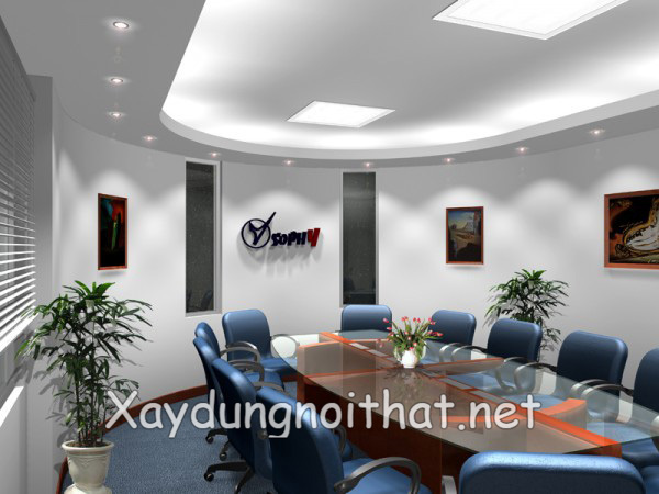 Mẫu trần thạch cao văn phòng đẹp