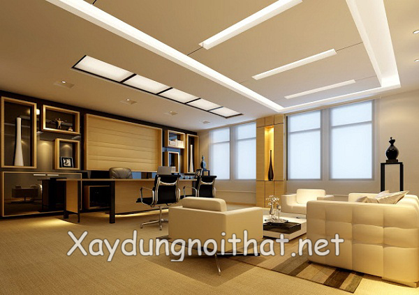 TOP Mẫu Trần Thạch Cao Văn Phòng Đẹp – Xem Ngay Báo Giá Mới Nhất! tran thach cao van phong 6
