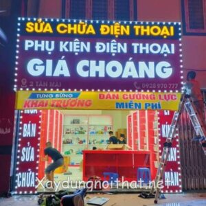 Mẫu bảng hiệu quảng cáo điện thoại đẹp